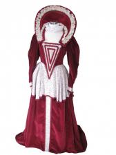 Ladies Medieval Tudor Elizabeth 1st Costume Size 8 - 10 Image